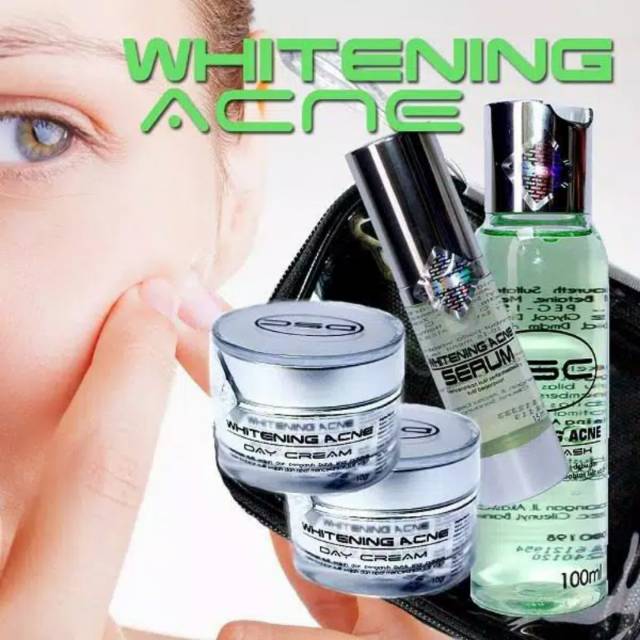 DSC Whitening Acne Original Paket Jerawat Pemutih 