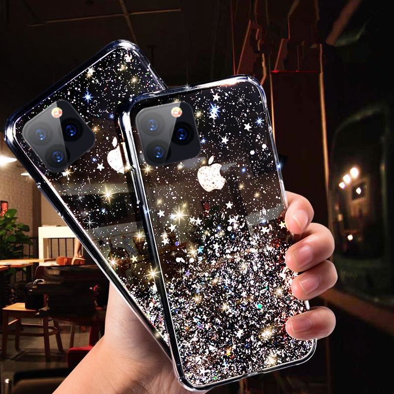 Casing Soft Case Quicksand Glitter Untuk IPhone 11 / 12 / 13 Pro Max / X / Xs / Xr / 7 / 8plus