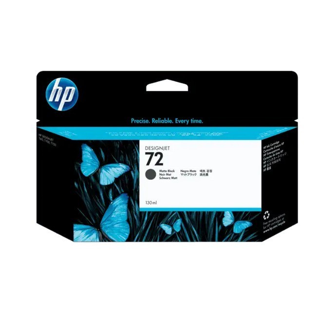 Tinta HP 72 MatteBlack 130ml for HP Designjet T610, T620, T790, T2300