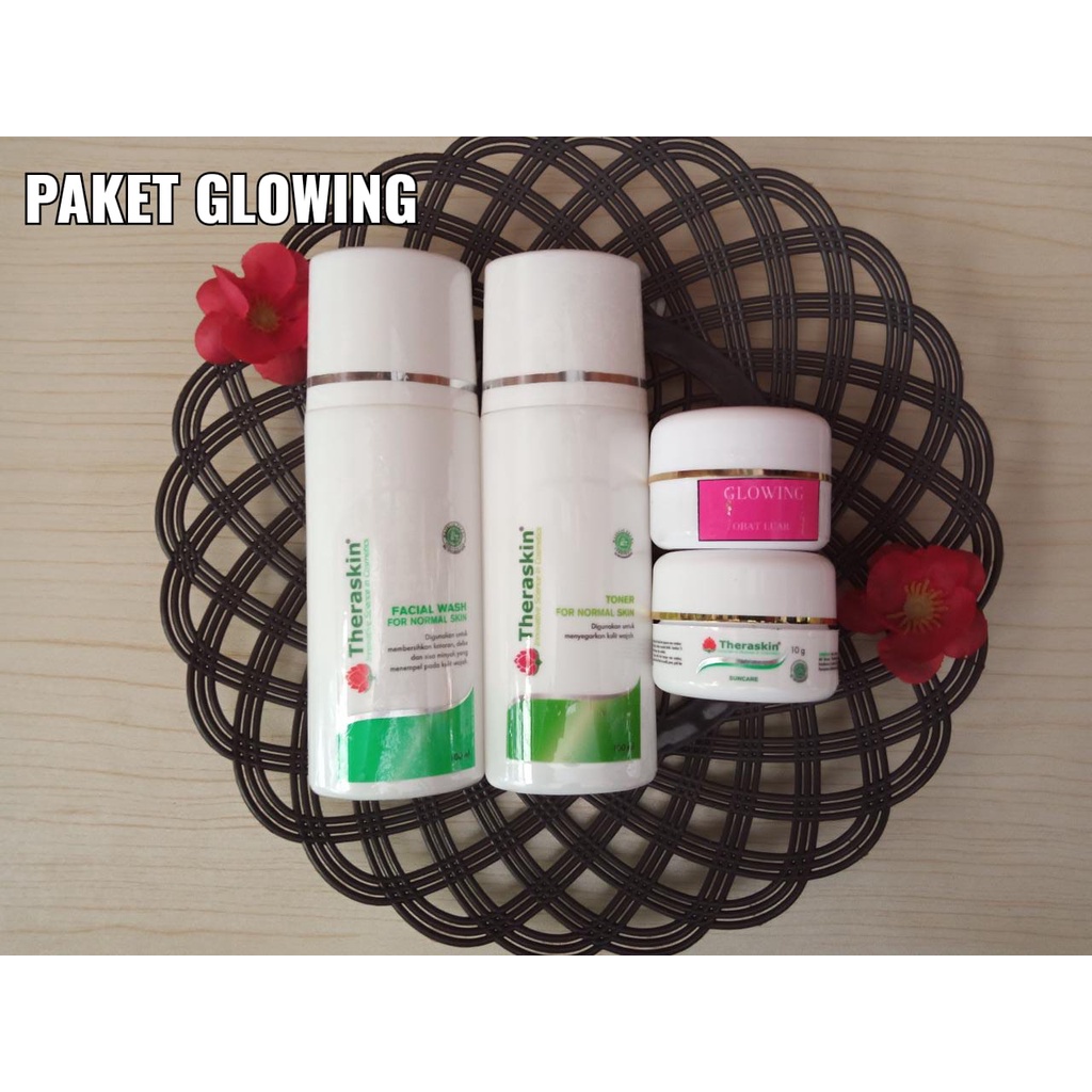 THERASKIN PAKET GLOWING ORIGINAL BPOM - PAKET THERASKIN GLOWING BPOM