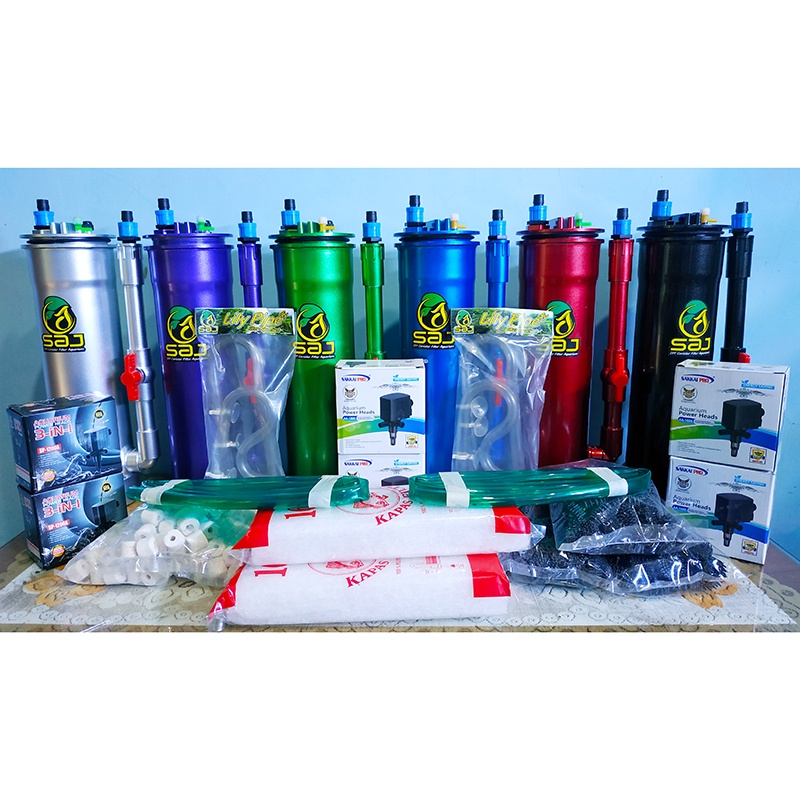 canister diy PH sp 1600  filter aquarium filter aquascape lengkap tinggal pake