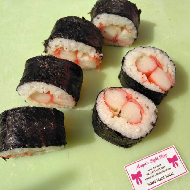 Crab stick 1KILO kepiting olahan frozen halal mui enak murah sushi seafood shabu shabu baso