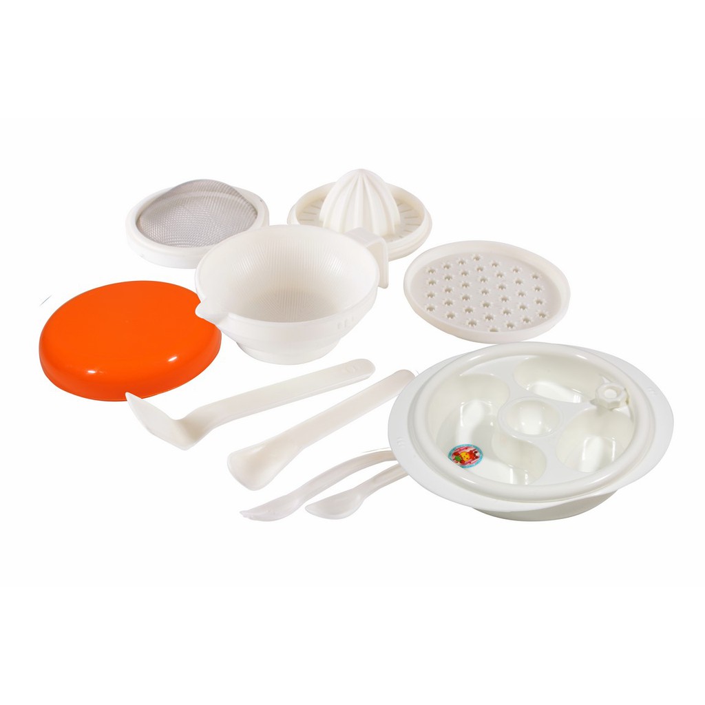 Kiddy Feeding Set / Tempat Makan Bayi Food Maker Set Dan Peralatan Makan Komplit / 82001