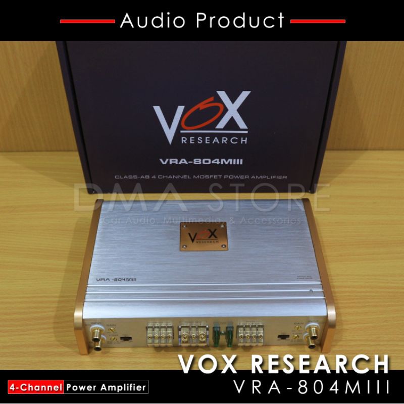 Power Amplifier 4-Channel - VOX RESEARCH VRA 804MIII