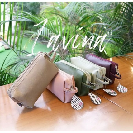 POUCH NEW LAVINA WARNA RANDOM RUMAH WARNA
