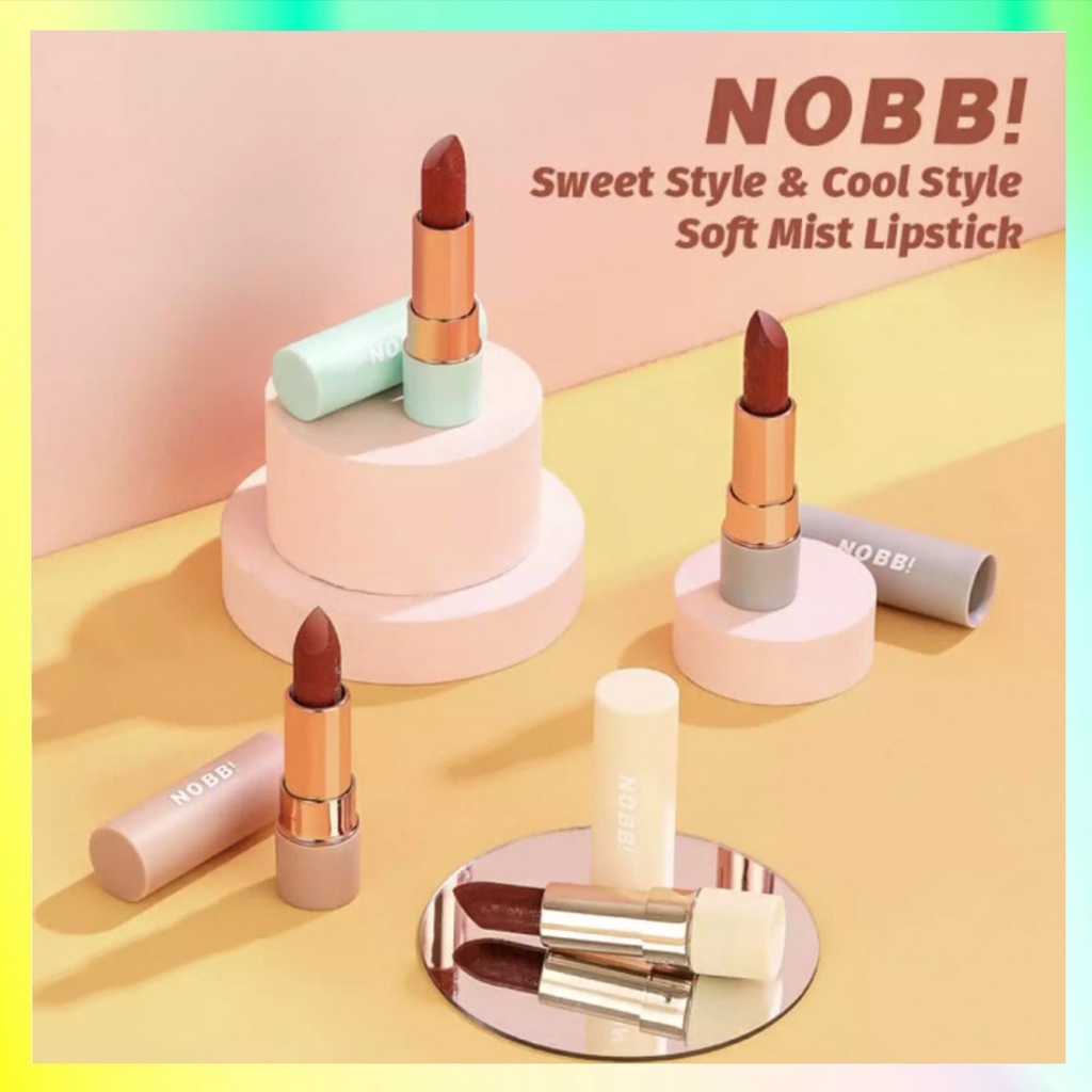 NOBB 4PCS SET Sweet Cool Matte Lipstick natural red waterproof and durable Set NO008