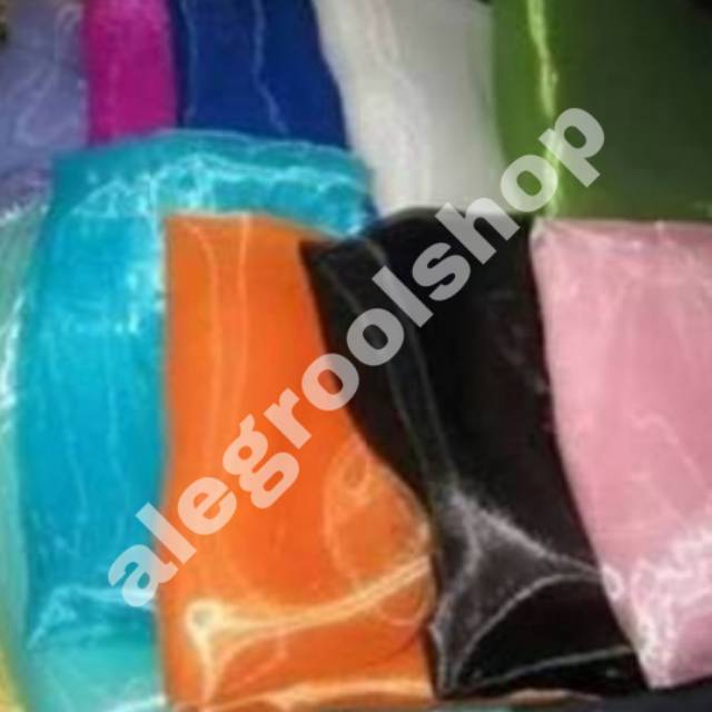 Bahan Kain Kaca Organdi