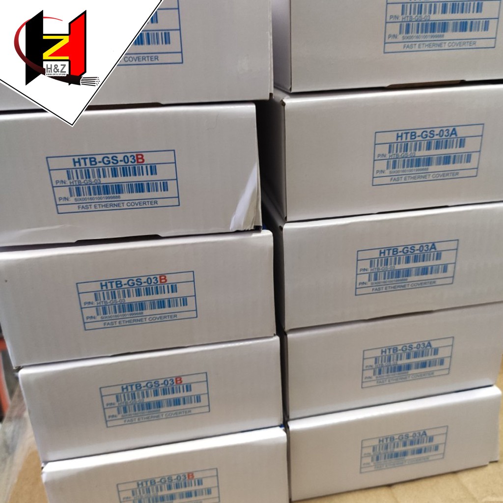 Htb Gigabyte 100/1000 Netlink HTB GS03 HTB-GS03 Gigabit Single mode Media Converter