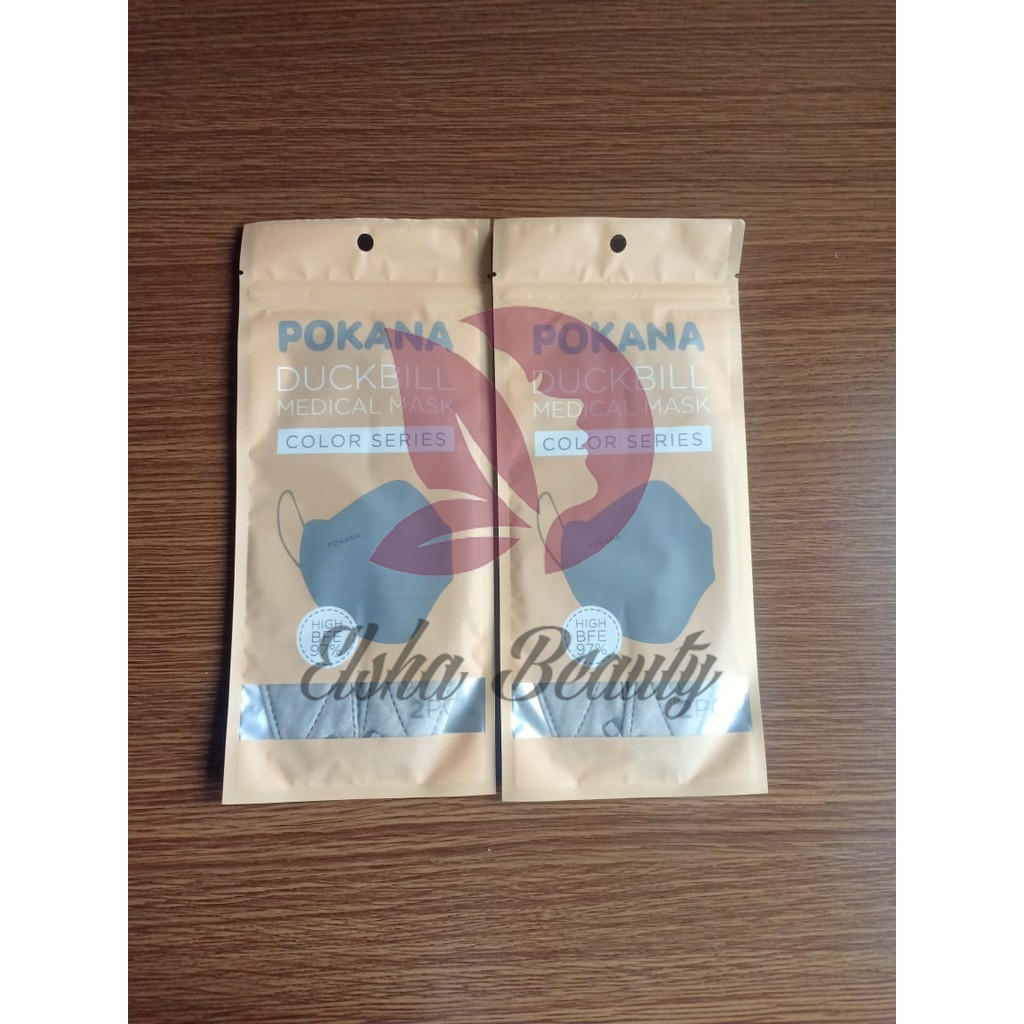 Pokana Masker Duckbill 4-ply isi 2 - Surgical Mask