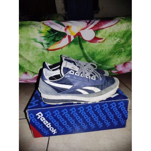 reebok aztec navy white