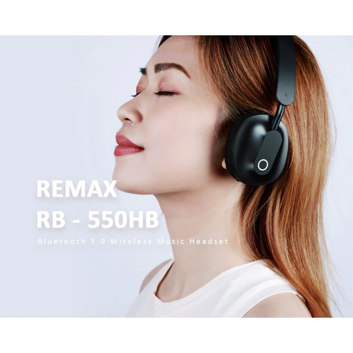 REMAX RB-550HB - Wireless Bluetooth 5.0 Hi-Fi Music Headphone