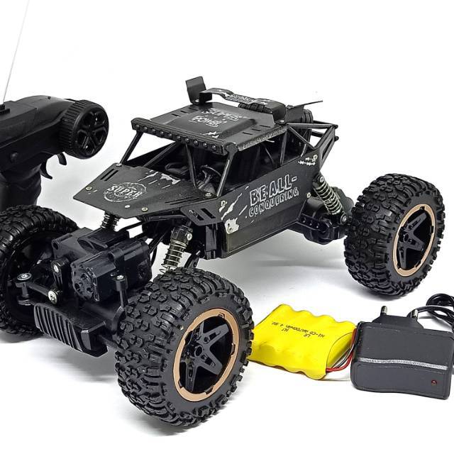 mainan mobil  remote  control off road  rock crawler monster 