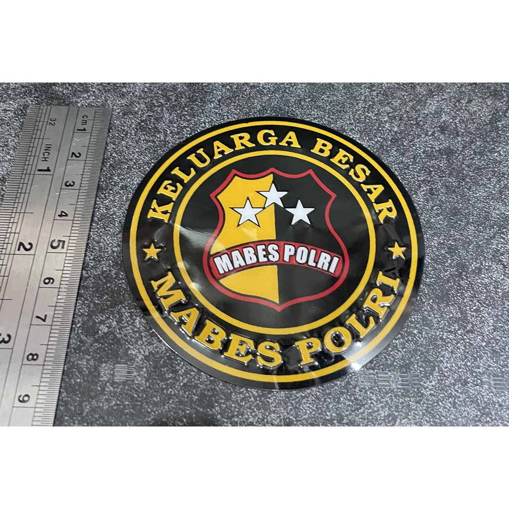 Sticker Mabes Police (Bulat) - Stiker Police Stiker Keluarga Besar Mabes Polr*