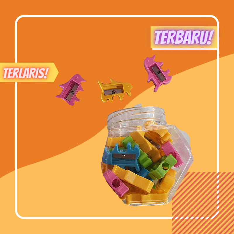 

Orotan Rautan Serutan Pencil Sharpener Peruncing Penajam Pensil | 15 | JAYA ABADI