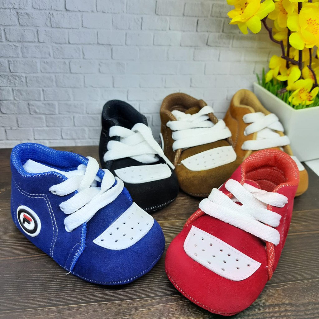 SEPATU PREWALKER BABY BAYI UNISEX TALI BLUDRU 0-12 BULAN GP11