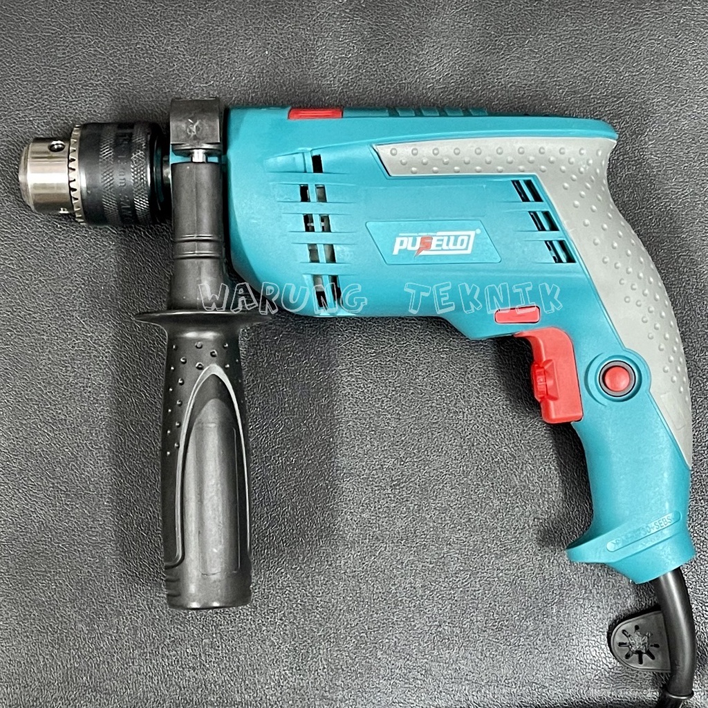 PUSELLO ID003 Impact Drill Mesin Bor Tembok Beton Kayu Besi 13 mm 810 Watt