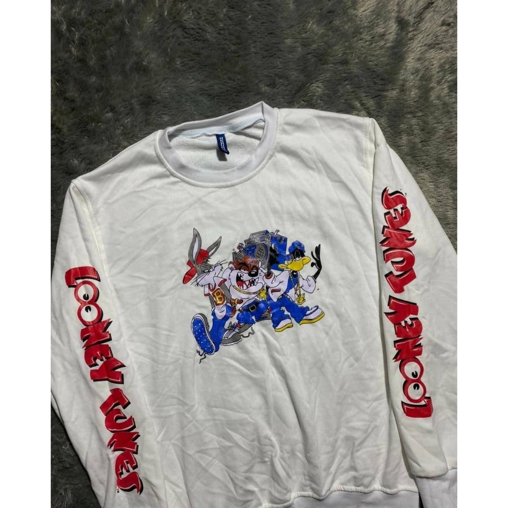 H&amp;M Crewneck Looney Tunes / Sweater HnM Original Pria Wanita