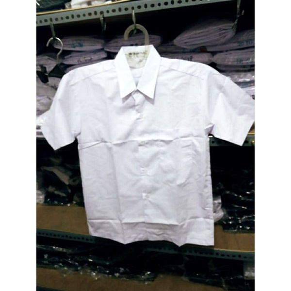 BAJU SERAGAM KEMEJA POLOS / MERK MAMPANK / LENGAN PENDEK ( Size 4-24)