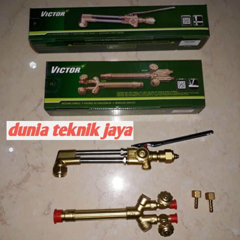 cutting torch set merek victor ca2460 + handle 315fc +1 set connector nepel