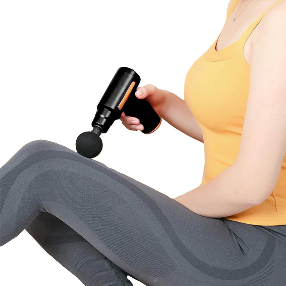 Mini Portable Massager Fascia Gun - Alat Pijat Terapi Getar Otot Rechargeable VERSI Kecil Mewah Random-2