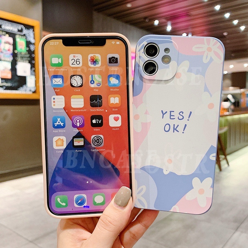 VIVO Y16 Y35 Y22 Y11 2019 Y20 Y20S Y12S Y85 V9 Y91 Y93 Y95 Y85 V9 Y91C Flower Chrysanthemum Phone Case Soft Protective Cover R&amp;J