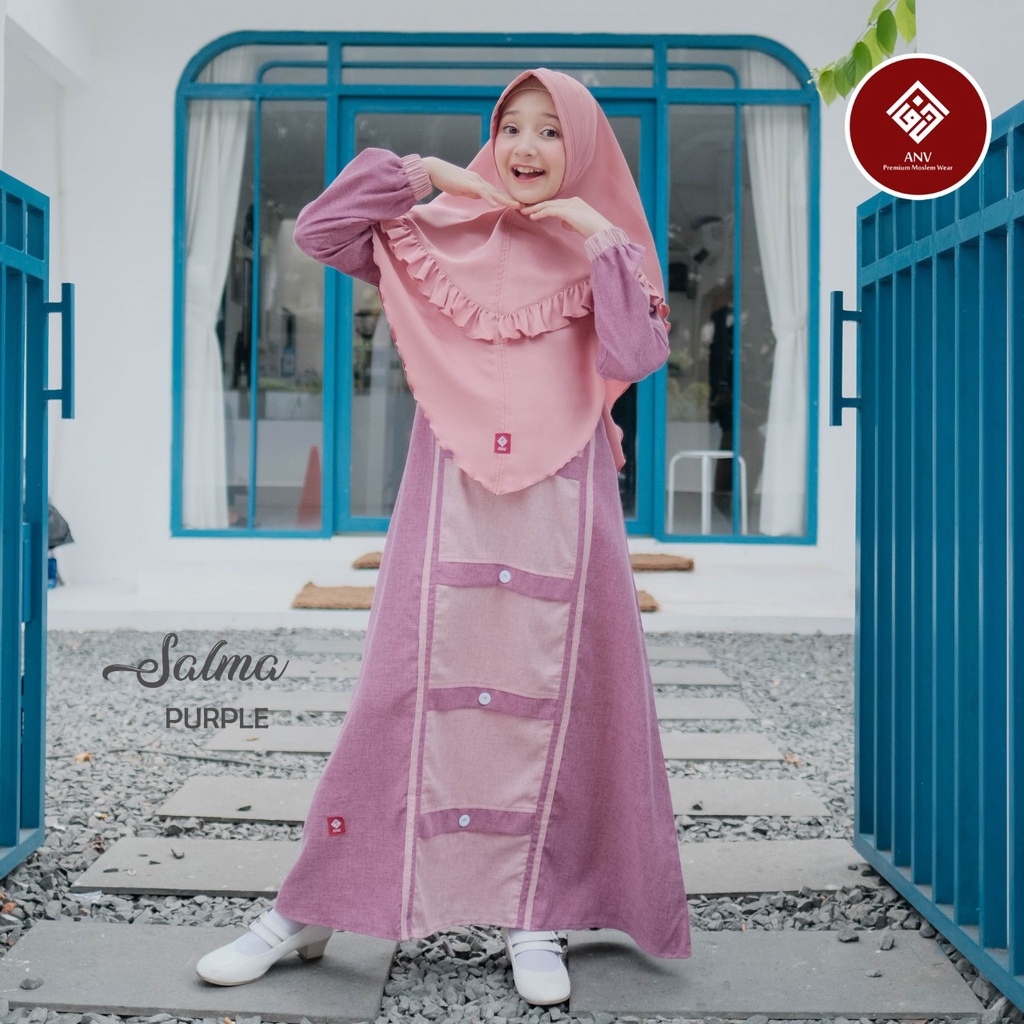 READY  ✅ GAMIS SALMA & KOKO NADIL BY ANV - GAMIS ANAK COUPLE