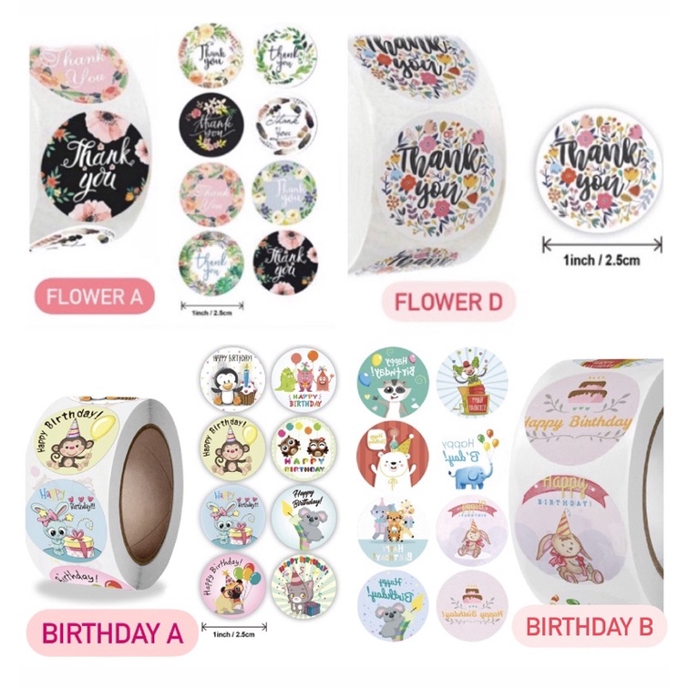 

TUKU17 thank you sticker stiker thankyou terimakasih terima kasih dekorasi backing packing sovenir