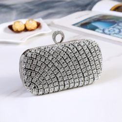 GI 12001 RISCE TAS CLUTCH ELEGANT MEWAH PESTA IMPORT WANITA CEWEK PEREMPUAN JAKARTA BATAM BLING BLING JT