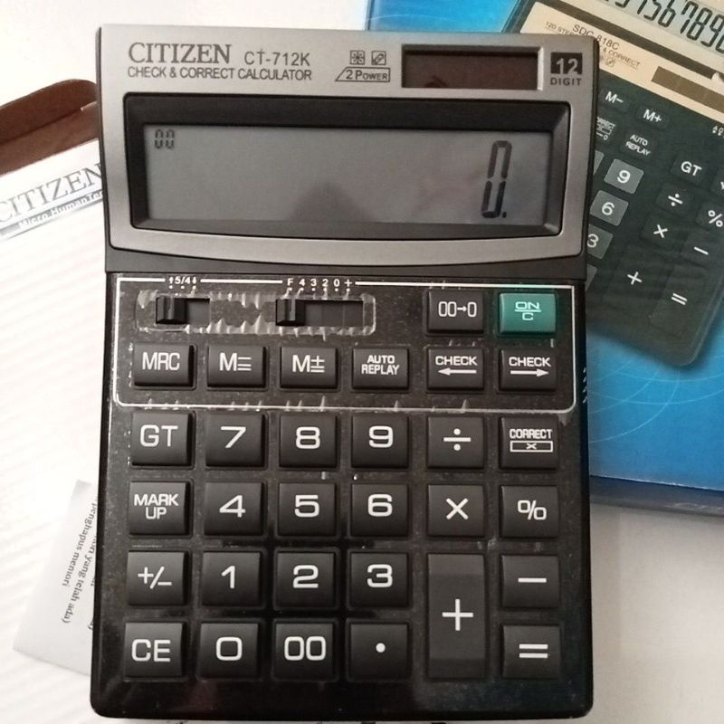 

☑️COD kalkulator super keren Citizen CT-712K