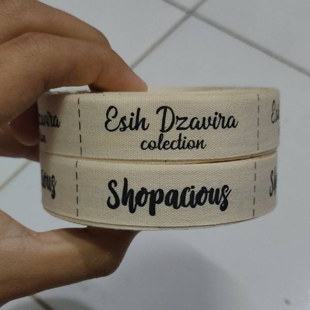 

Label Pita Katun (Free Desain)