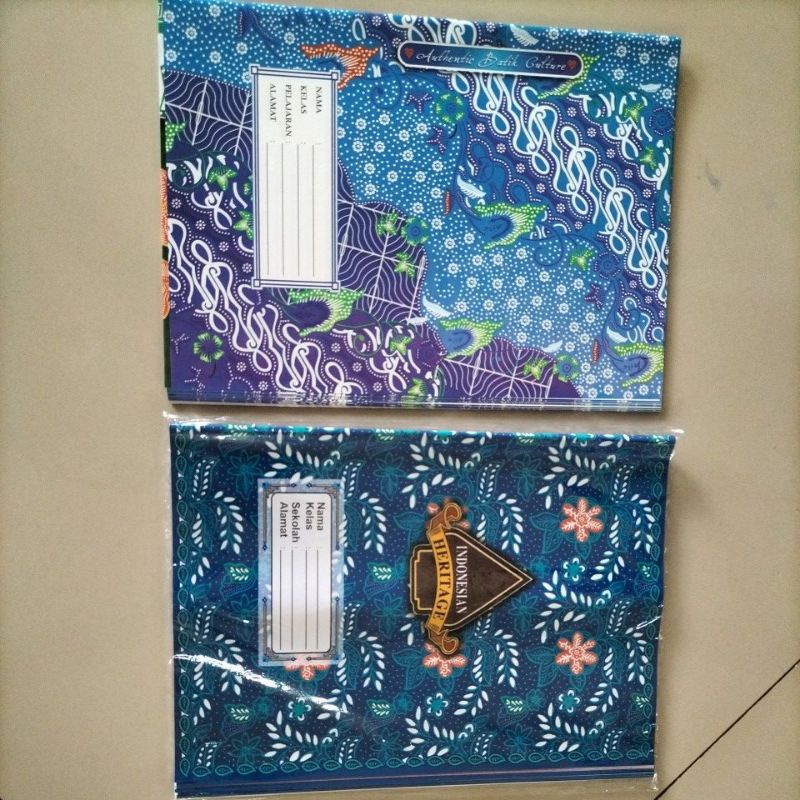 [20Lembar] Sampul Buku Batik kuarto (untuk buku pendek)