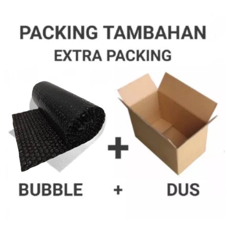 

Packing Tambahan Bubble Wrap dan Kardus Luas