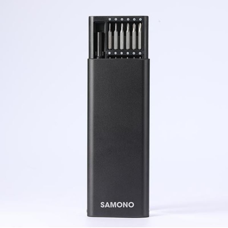 SAMONO SST001 24Pcs in 1 Obeng Set Magnetik Multifungsi Servic Holder Tool Set Aluminium Alloy Shell