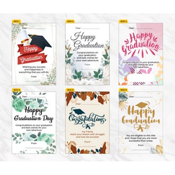 Kartu Ucapan / greeting card Wisuda dan Kado Birthday