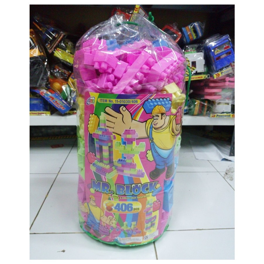 MAINAN EDUKATIF BLOCK UKURAN JUMBO MR BLOCK BESAR MAINAN ANAK
