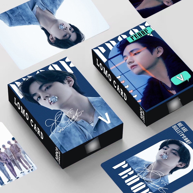 30pcs / box Kartu Lomo Foto Album BTS