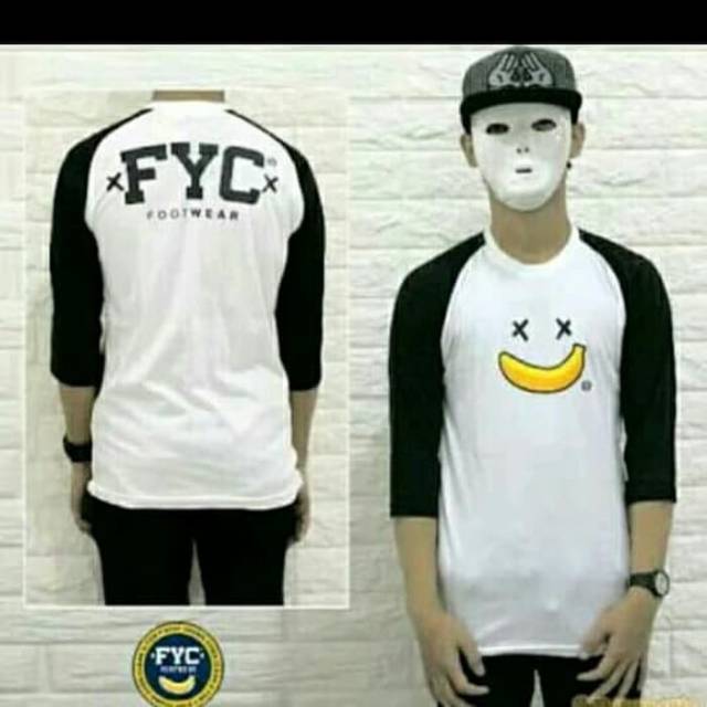 Tshirt baju kaos lengan panjang FYC FOOTWEAR