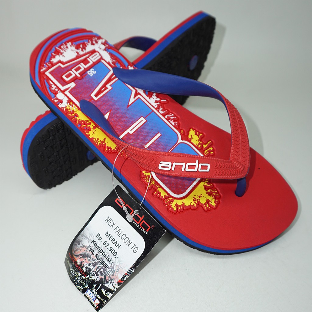 Sandal Jepit Anak Ando New Falcon Tg Merah