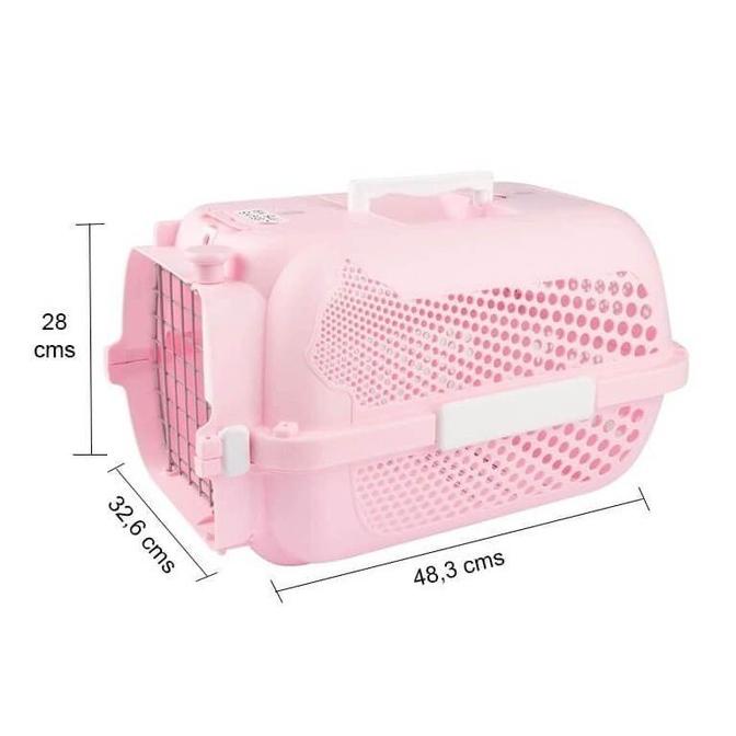 

Cat It Voyageur 100 Small Pink-White - Kandang Kucing Auyudewia