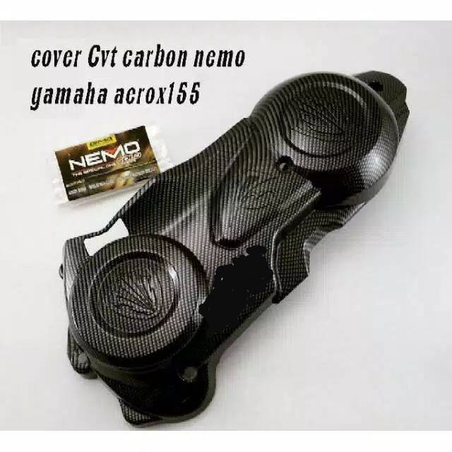 COVER TUTUP CVT  KARBON CARBON NEMO YAMAHA AEROX 155