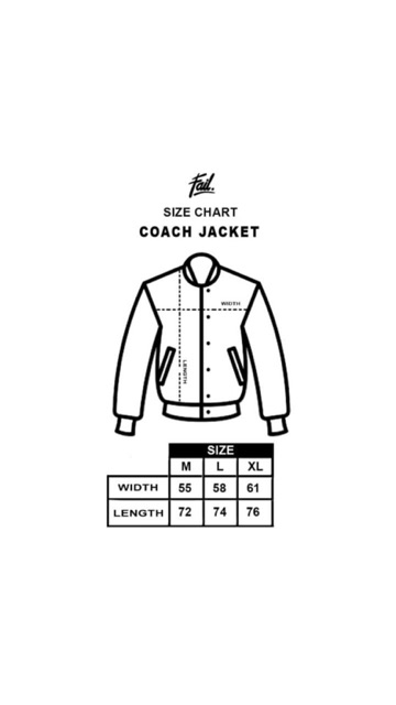 FAILOFFICIAL - COACH JACKET FUTURISTIC PUTIH