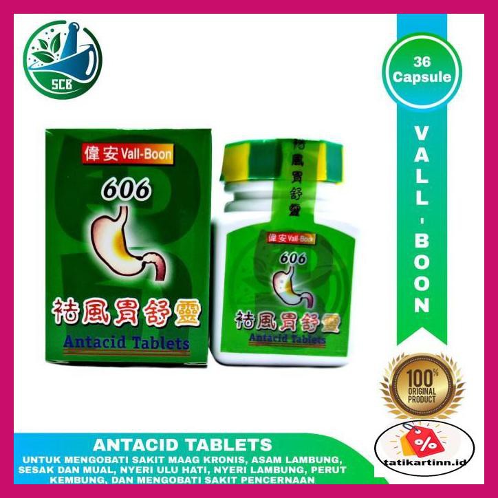 

4Et7Eu6- Vall Boon 606 Antacid Tablets - Obat Maag, Nyeri & Asam Lambung Herbal Y8Ytyu-