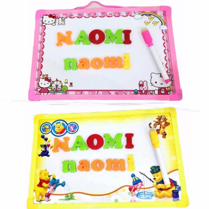 

Mainan Magnet Huruf Angka Tempelan kulkas Magnetic Letters & Numbers - papan medium