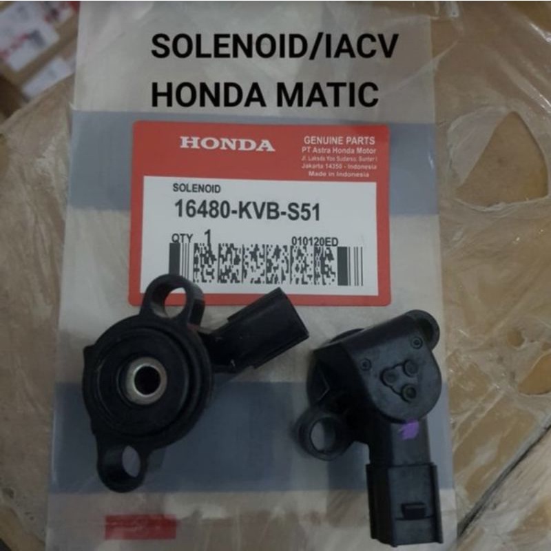 Solenoid Selenoid IACV Sensor Langsam Beat FI Vario 125 150 Scoopy FI Spacy FI Asli Original