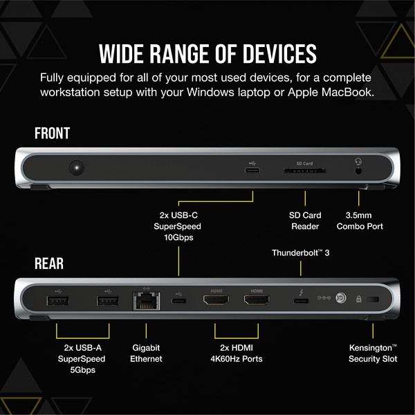 Corsair TBT100 Thunderbolt 3 Dock