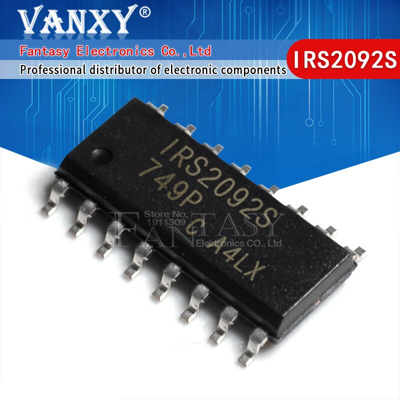 thumbnail image 2 of 5x IRS2092S IRS2092STRPBF SOP-16 IC – Original, New 2 of 5
