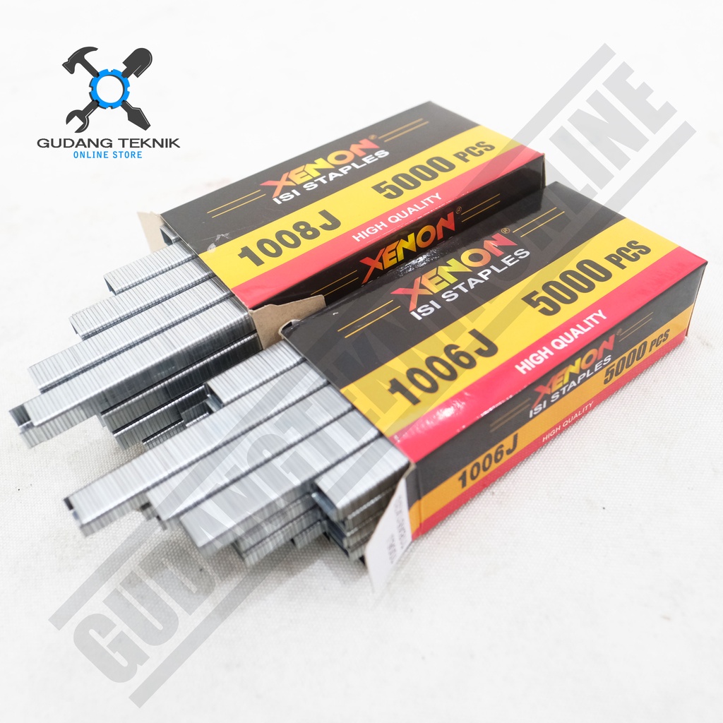 

Isi Staples Paku Tembak XENON 1006J 1008J 1010J - Refill Air Nailer Stapler Gun XENON
