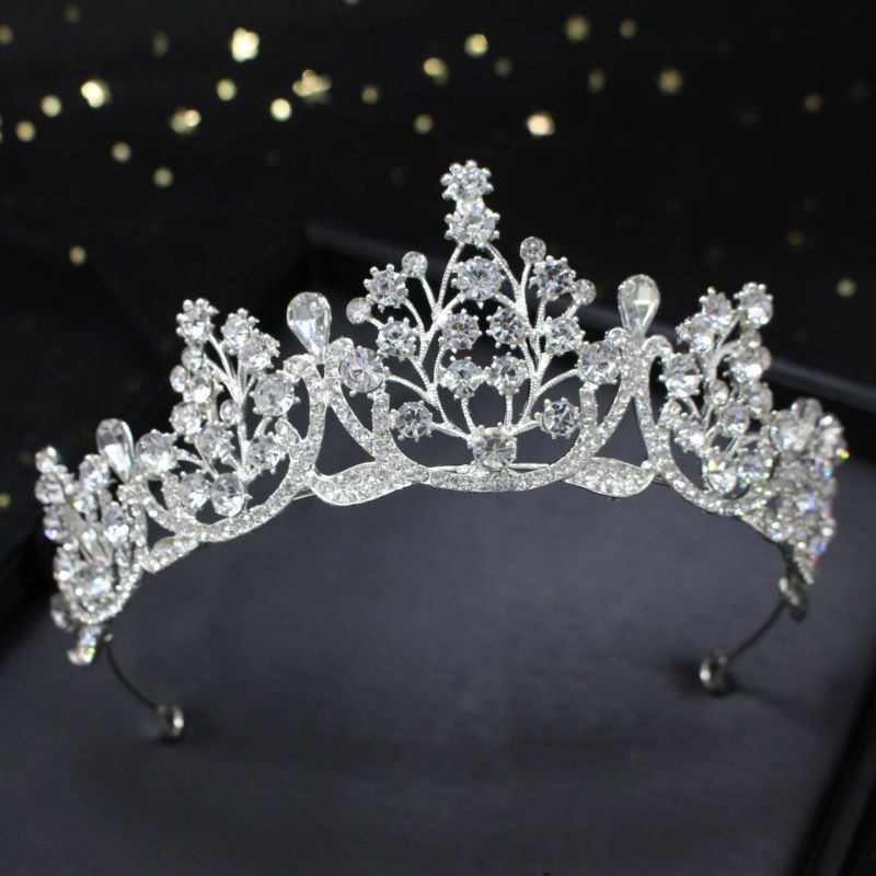 Akasia Crown Silver - Bridal Crown - Mahkota Pengantin Bridesmaid