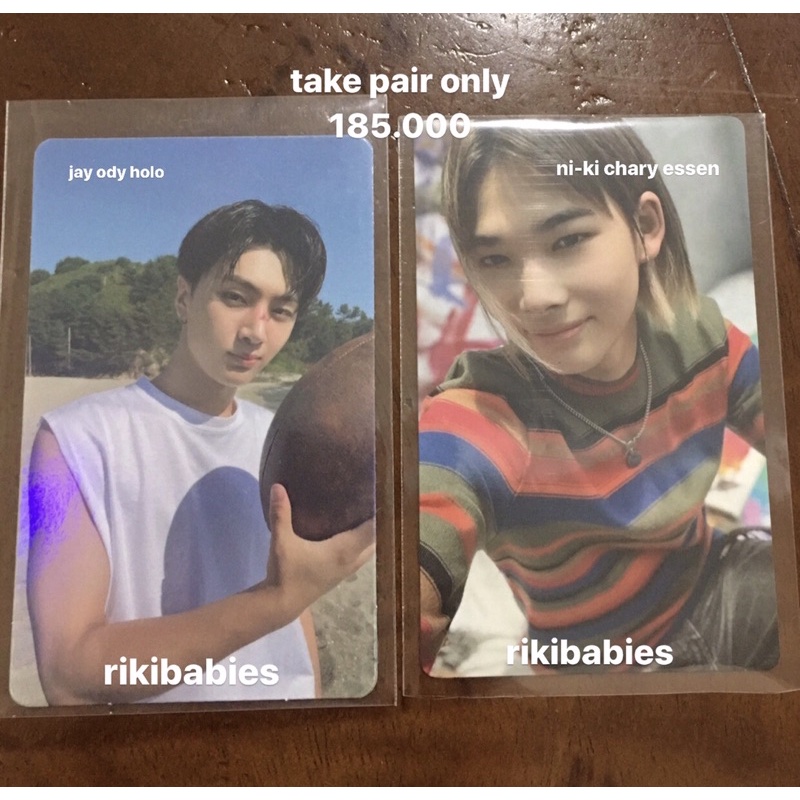 {booked @jaebought} PC DILEMMA D:D JAY ODYSSEUS HOLO/JAY OTOT/JAY KETEKAN PAIR NI-KI CHARYBDIS ESSEN
