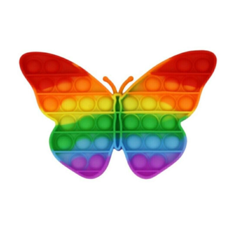 Pop It Rainbow Mainan Anak-Kupu-kupu